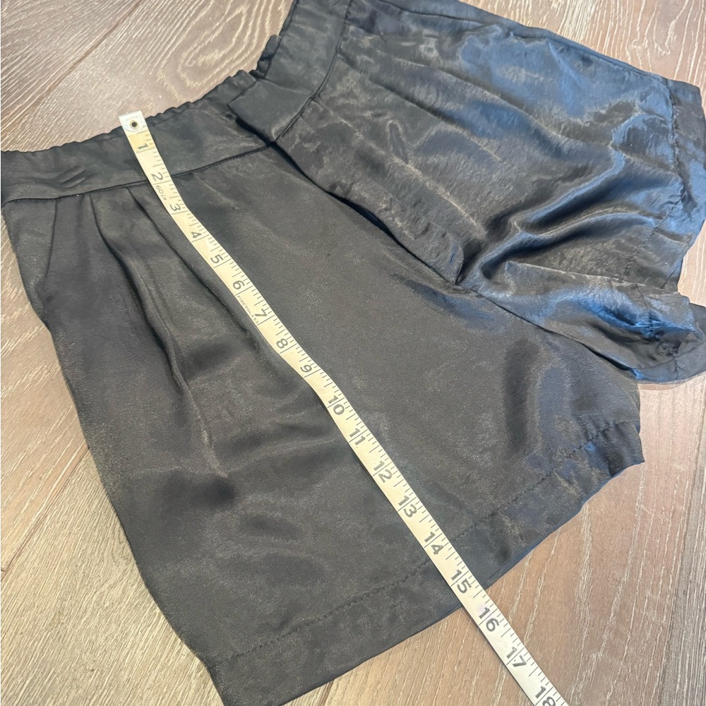 Zara High Waist Black Women's Shorts - Picture 9 of 10